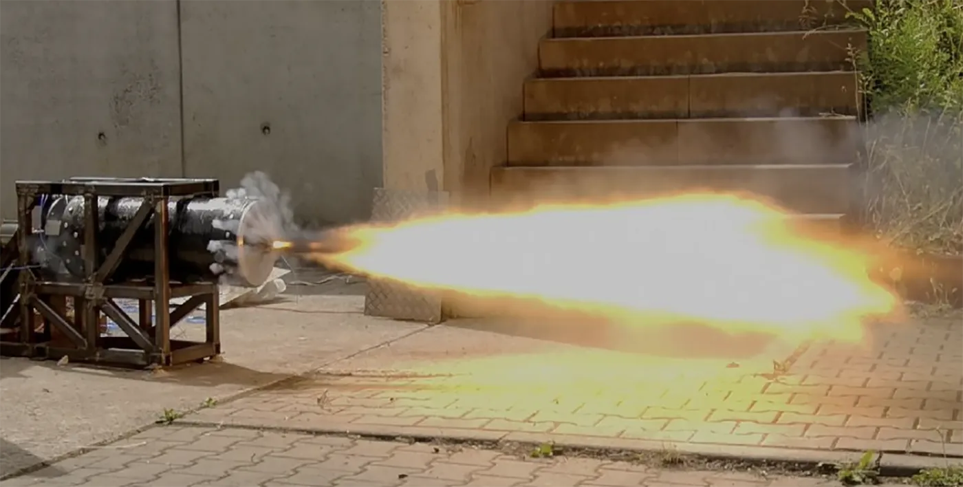 We conduct our first Hot Fire Test.